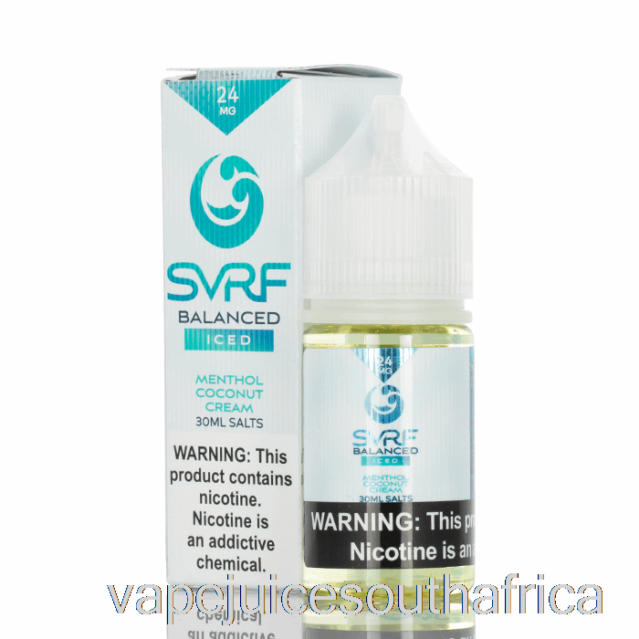 Vape Juice South Africa Iced Balanced - Svrf Salts E-Liquid - 30Ml 24Mg